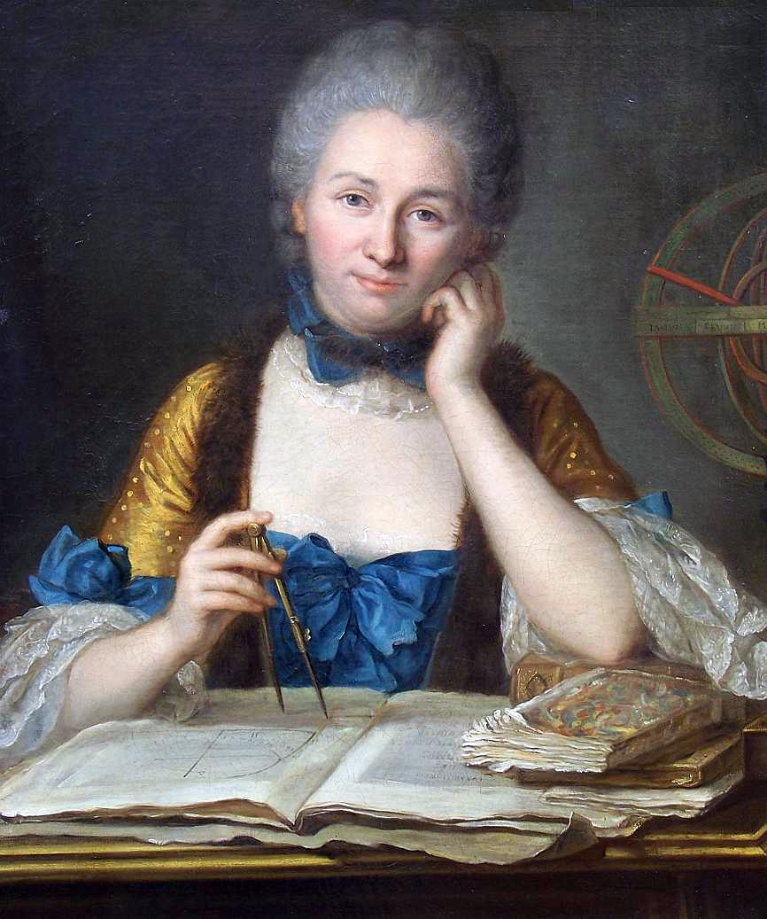 Depicted person: Gabrielle Émilie Le Tonnelier de Breteuil, marquise du Châtelet (1706-1749), French mathematician and physicist